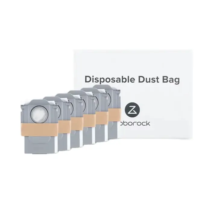 Sacs à poussière jetables pour aspirateur Roborock S8 MaxV Ultra/Qrevo Curv/Edge/Qrevo Series/Saros 10R/Saros 10
