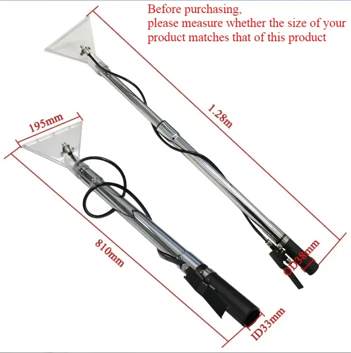 Tête de brosse universelle pour aspirateur sec et humide