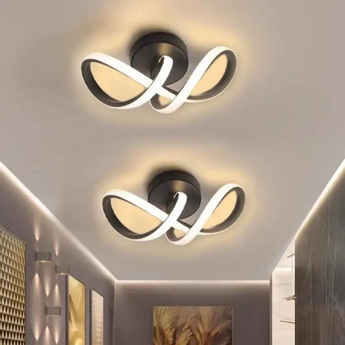 Plafonniers LED modernes pour couloir