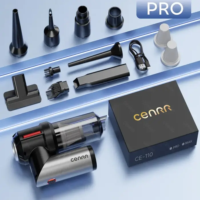 CENRR Aspirateur de voiture haute pression portable sans fil