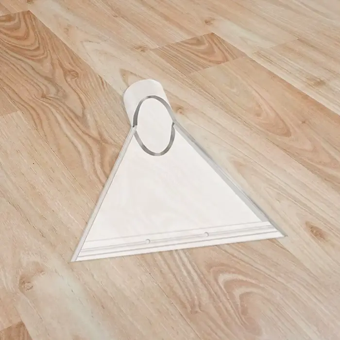 Outil flacon à grande tête transparente