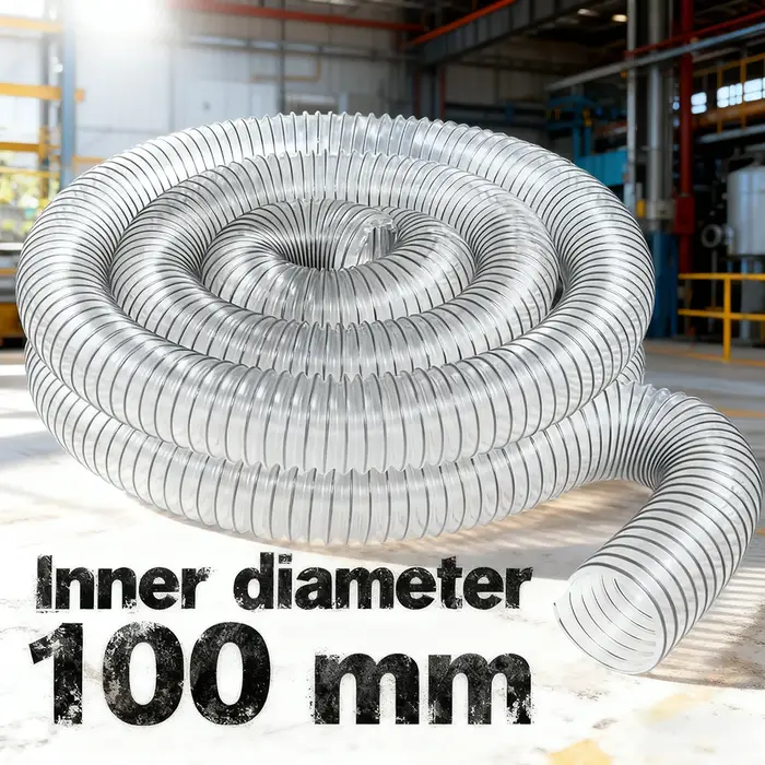 Tuyau en PVC de 100mm pour aspirateur