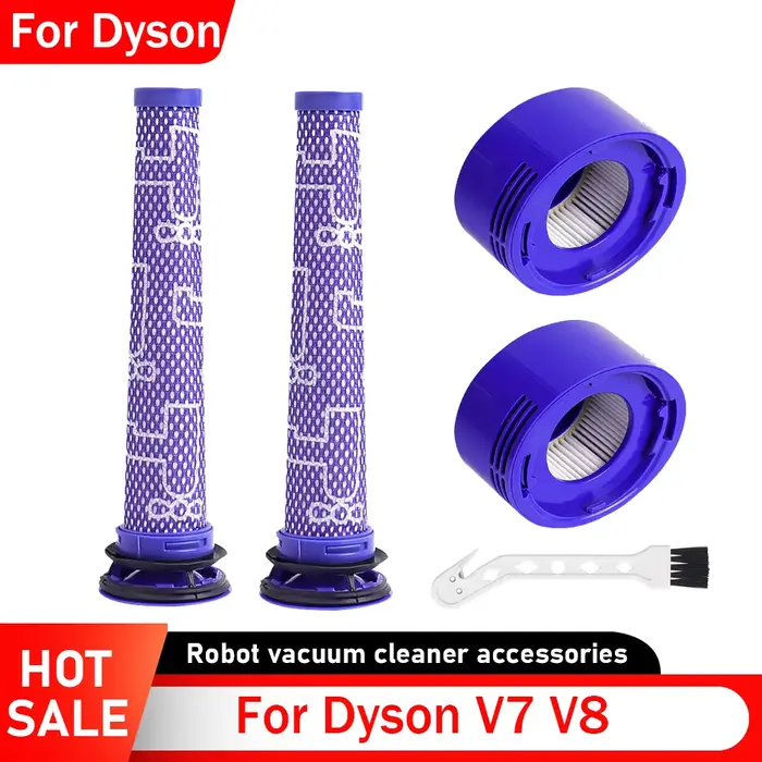 Kit de remplacement de pré-filtre pour aspirateur sans fil Dyson V7 V8