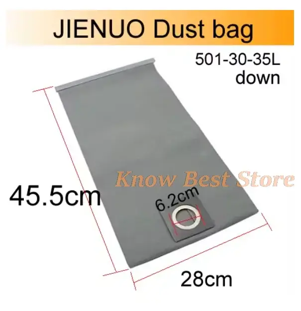Sac de rechange / filtre pour aspirateur industriel JIENUO 20L/30L/70L/100L 501 – Pièces détachées