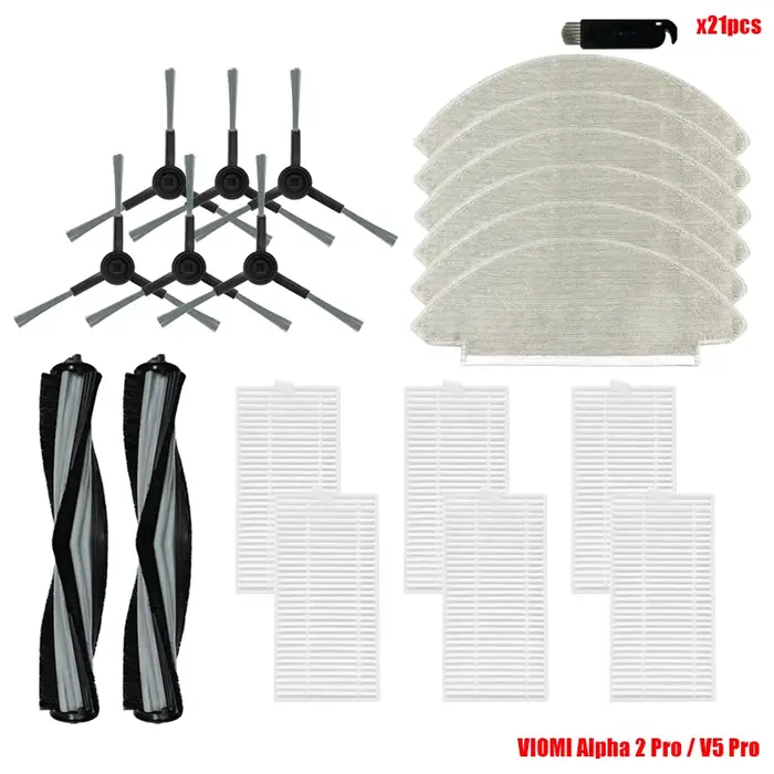 Pièces de rechange pour aspirateur robot Viomi Alpha 2 Pro / V5 Pro