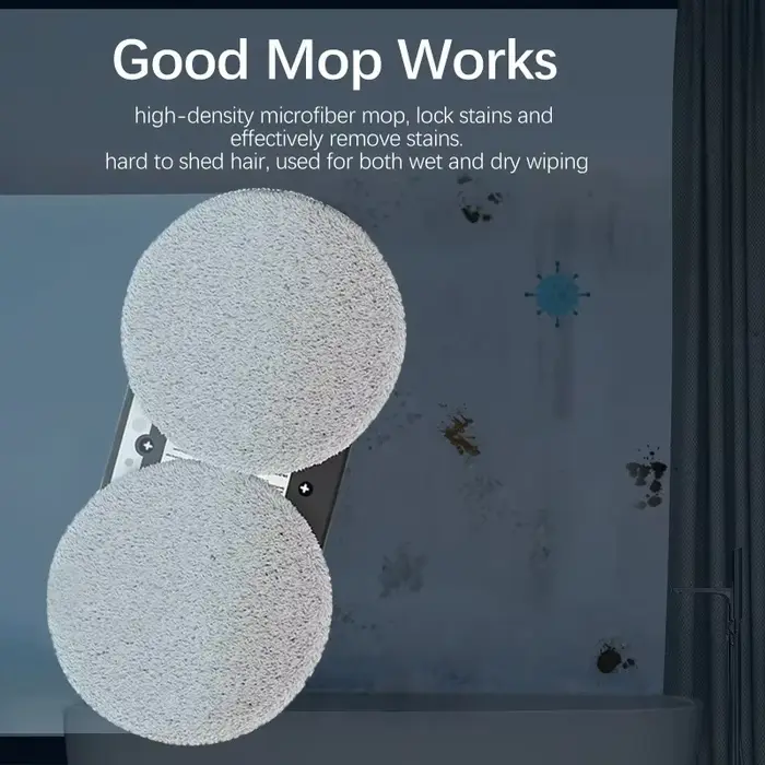 Robot de nettoyage de vitres intelligent pour la maison avec télécommande