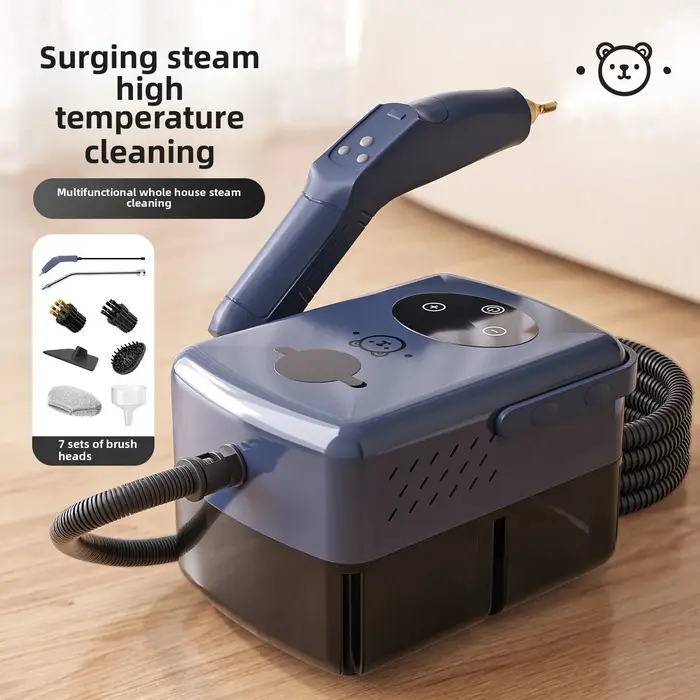 Nettoyeur à vapeur portatif, désinfectant à vapeur haute température, pression de vapeur réglable, chauffage rapide 30s, nettoyeur de graisse de cuisine