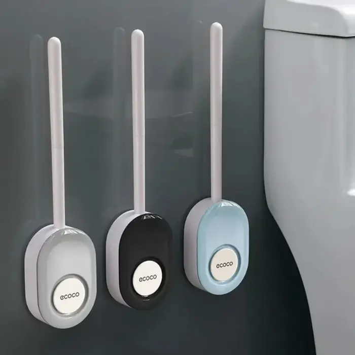 Brosse de toilette murale sans perçage