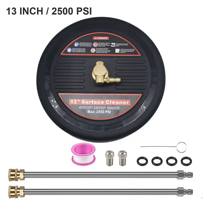2500/3600 PSI 13/15 pouces nettoyeur haute pression Surface sol nettoyeur balai à eau pour Karcher K