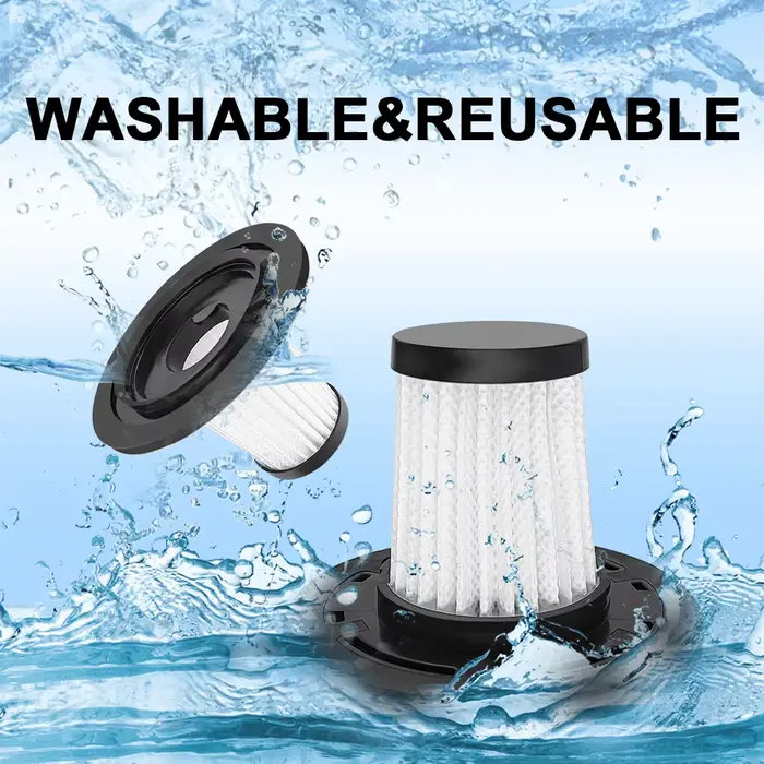 Micro élément filtrant pour aspirateur sans fil, pour le nettoyage humide et sec, pour notre pièce d'outil de nettoyage pour aspirateur sans balais