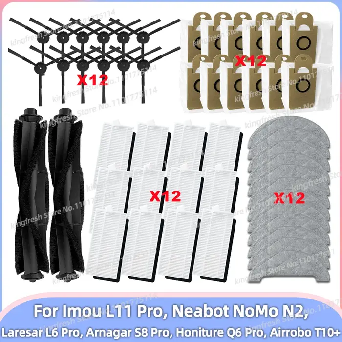 avec Imou L11 Pro / L11 Pro Max, Honiture Q6 Pro, Laresar L6 Pro, Arnagar S8 Pro Pièces de rechange
