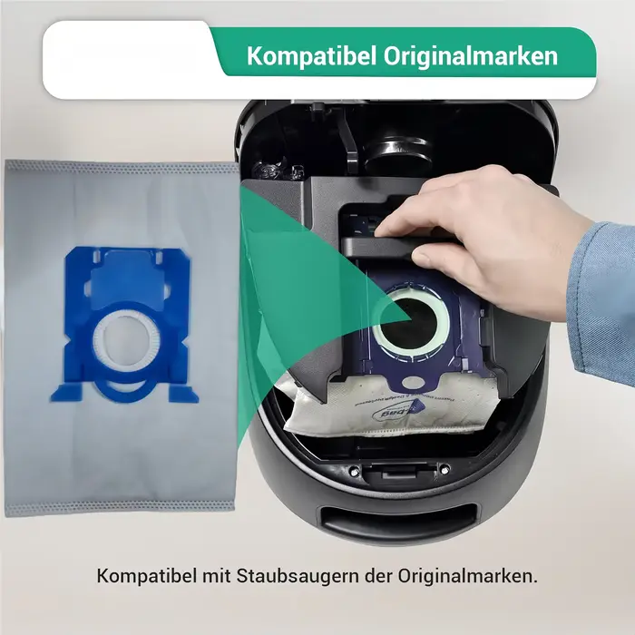 Le sac à poussière Electrolux S-BAG convient aux aspirateurs Electrolux/AEG GR201SM/Philips/FC8021/03 et autres