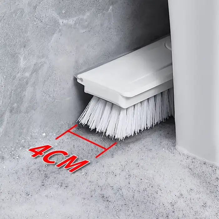 Brosse à Sol Longue 2 en 1 pour Toilette