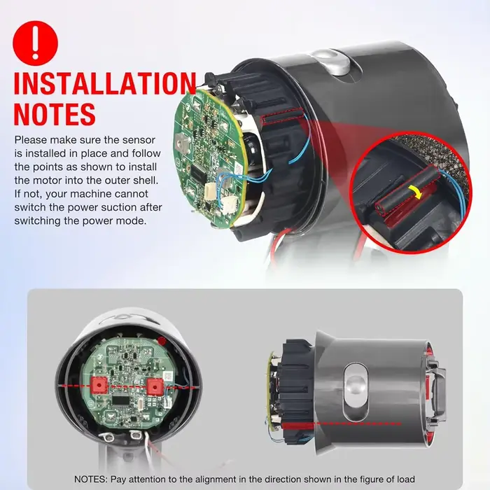 Boîtier d'assemblage du corps principal pour aspirateur Dyson V8 SV10