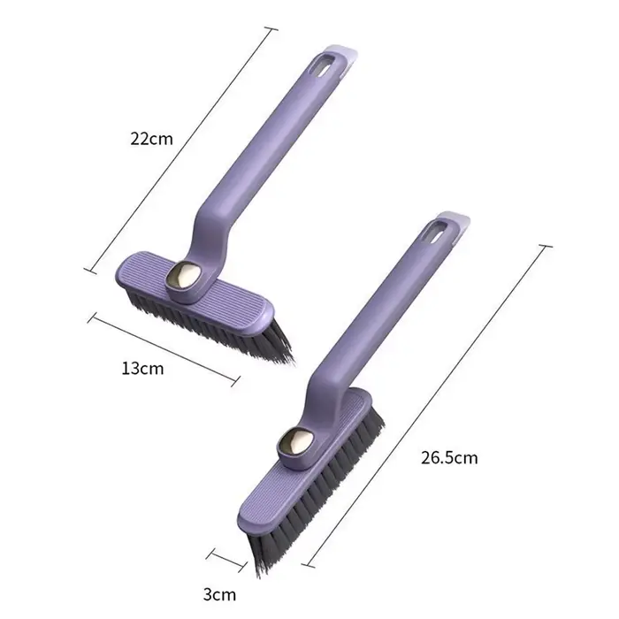 Brosse rotative de nettoyage de fentes en forme de V