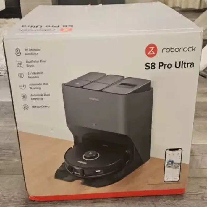 Offre Spéciale : Aspirateur et Nettoyeur Robot Authentique Roborock S8 Max Ultra, Séchage et Lavage 