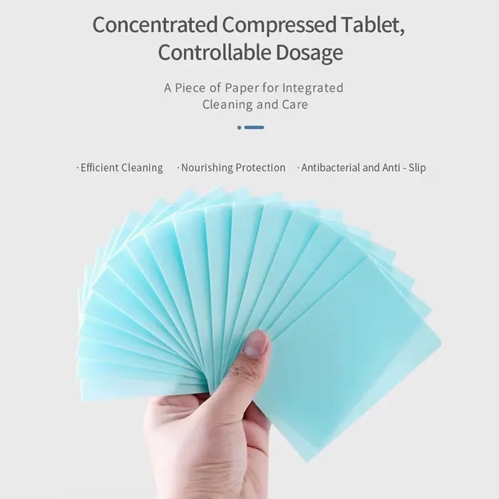 Tablettes nettoyantes parfumées multi-usages pour sols