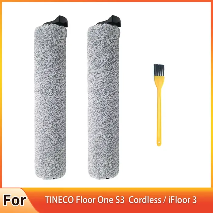 Brosse à rouleau souple pour aspirateur à main TINECO Floor One S3 sans fil/iFloor 3/ondelle de sol sèche et humide