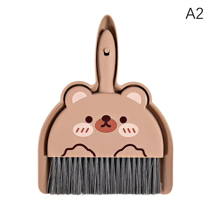 Petit balai pelle à poussière ensemble ménage bureau nettoyage bureau nettoyage pelle à ordures anim
