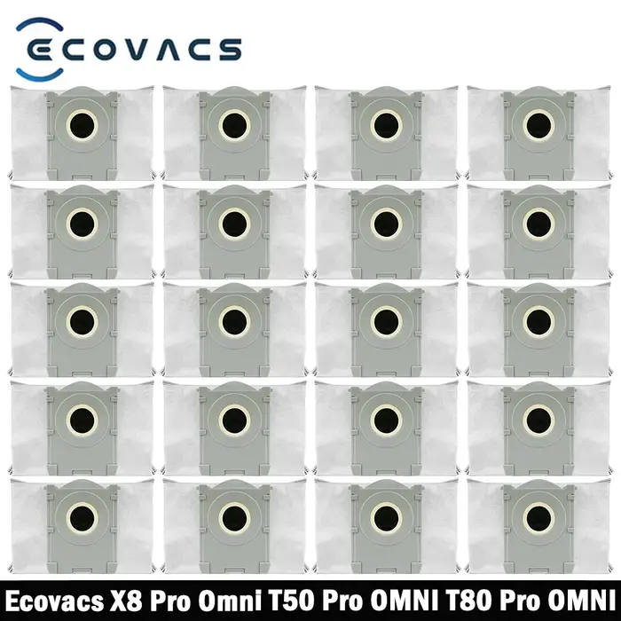 Sacs à poussière et accessoires pour robots aspirateurs ECOVACS T50 PRO OMNI / T50