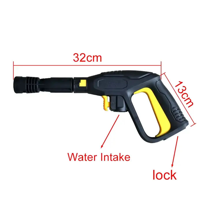 Pistolet nettoyeur haute pression avec lance à jet turbo