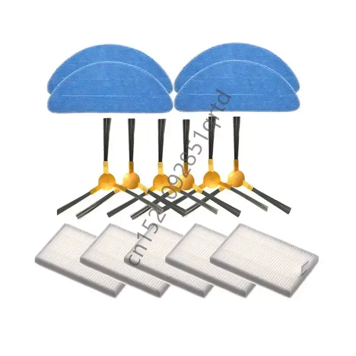 Robot nettoyeur brosse latérale filtre HEPA vadrouille tissu pour Eziclean Aqua X550 X850
