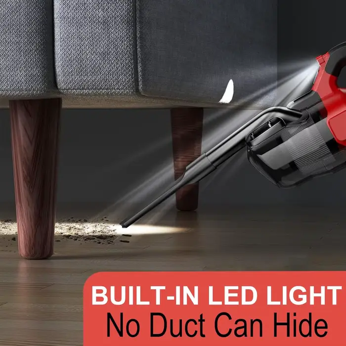 Aspirateur à main sans fil 5 en 1 avec 2 filtres lavables