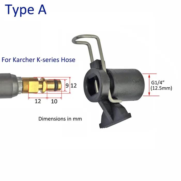 Convertisseur de connecteur de tuyau de nettoyeur haute pression pour Karcher Bosche AR Black Decker Patriot Dawoo