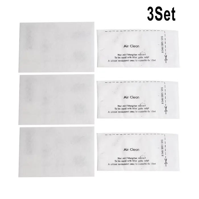 3 ensembles de filtres à vide et de filtres moteur pour Miele Super Air-Clean SF-20 SF-30 S4000 S500