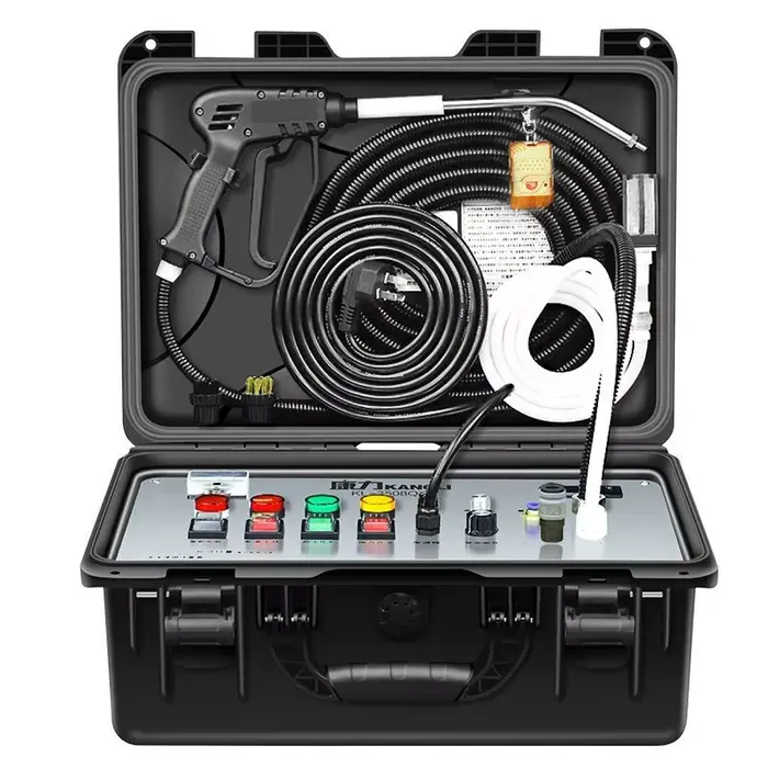 Nettoyeur à vapeur électrique domestique 220V, nettoyeur à vapeur multi-fates, haute température et 