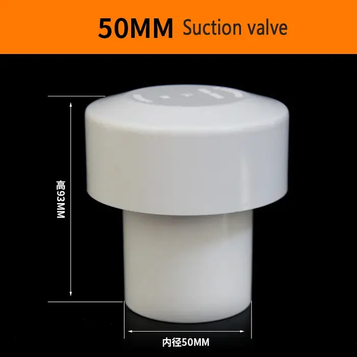 Tuyau de Drainage de Valve d'aspiration en PVC de haute qualité