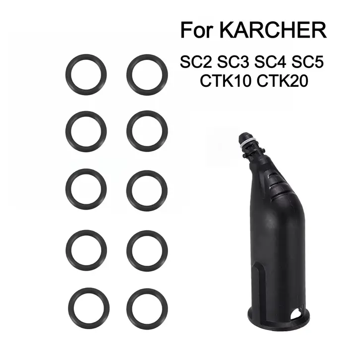 Bague d'étanchéité pour nettoyeur à vapeur KARCHER, 10 pièces, joint torique de remplacement pour SC