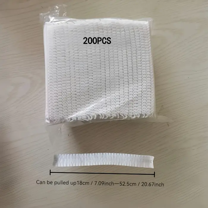 200 couvre-balais jetables |   Adsorption électrostatique qui absorbe fortement les cheveux et la po
