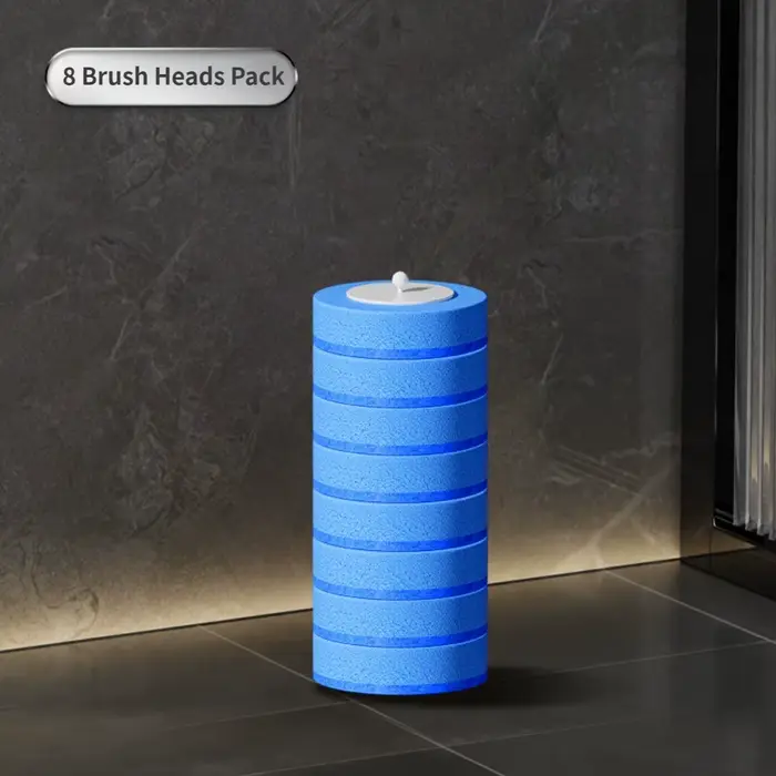 Kit de nettoyage de salle de bain avec brosse de toilette jetable