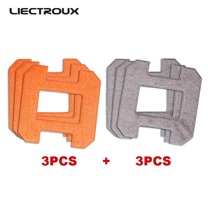 (Pour X6) vadrouille pour robot de nettoyage de vitres LIECTROUX X6, 6 pièces/paquet