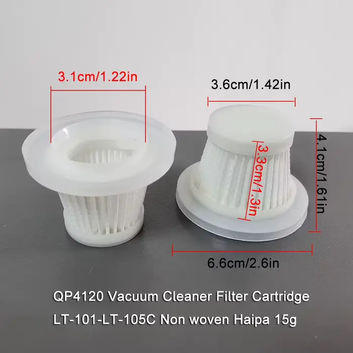 Pour aspirateur LT-124-127 Aspirateur 2PC Filtre en acier inoxydable Filtre 152 Filtre Aspirateur Él