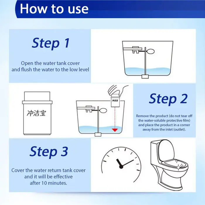 Incroyable nettoyant pour cuvette de toilette