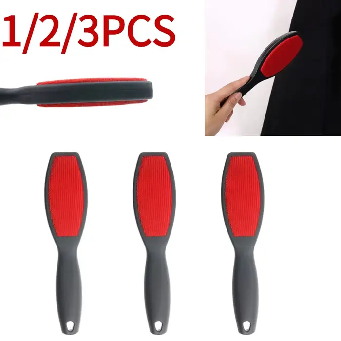 Brosse à peluches double face pour vêtements et poils d'animaux
