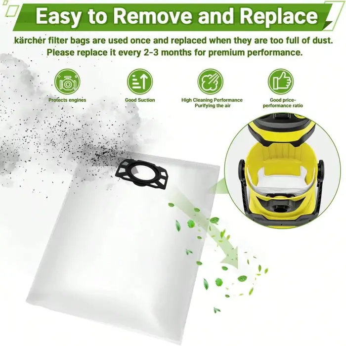 Sacs à poussière pour aspirateur Karcher