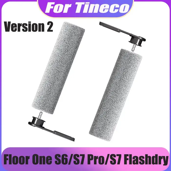 Brosse à rouleau souple détachable pour aspirateur Tineco Floor One Stretch S6 S6 S6 / S7 Pro Versio