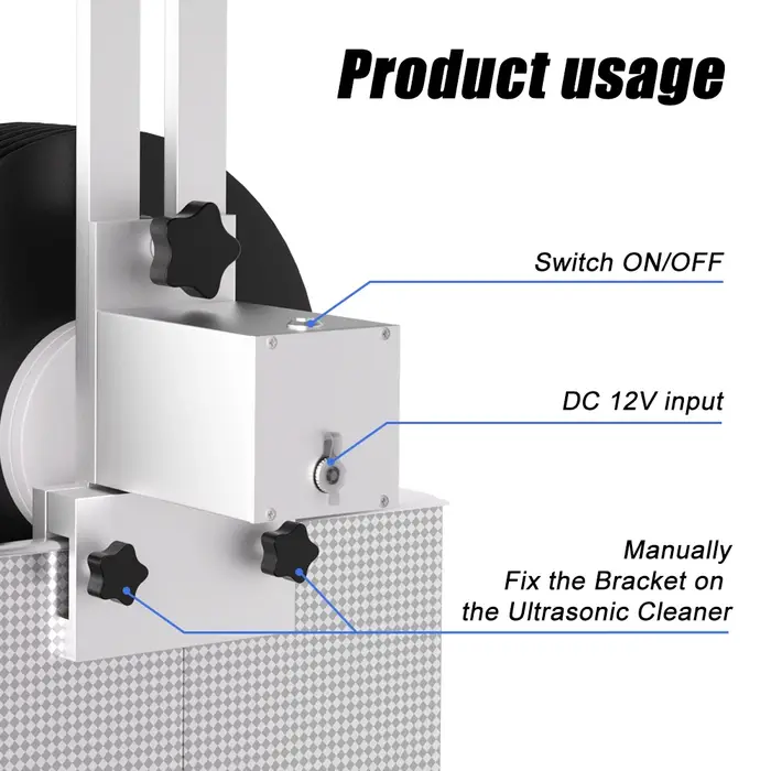 Support de Machine de nettoyage de disques vinyles