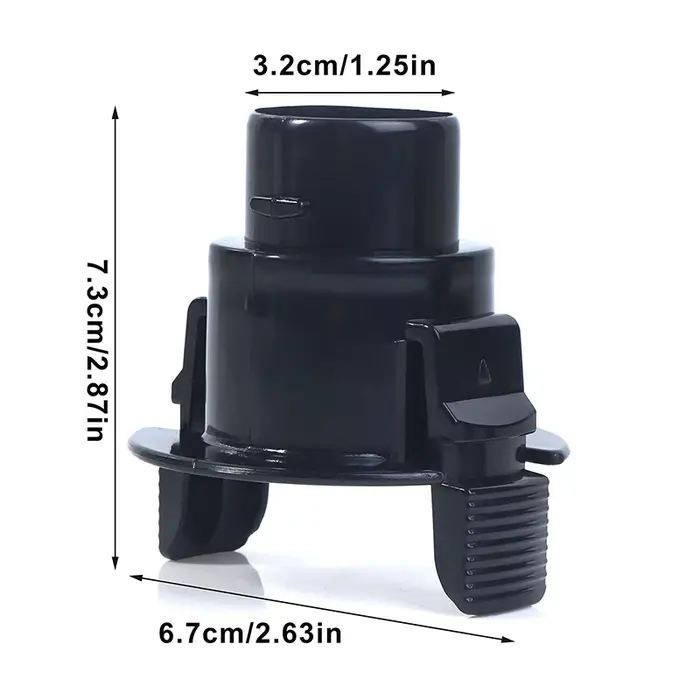 Adaptateur d'aspirateur, accessoires de remplacement, support de tuyau, convertisseur de montage de 