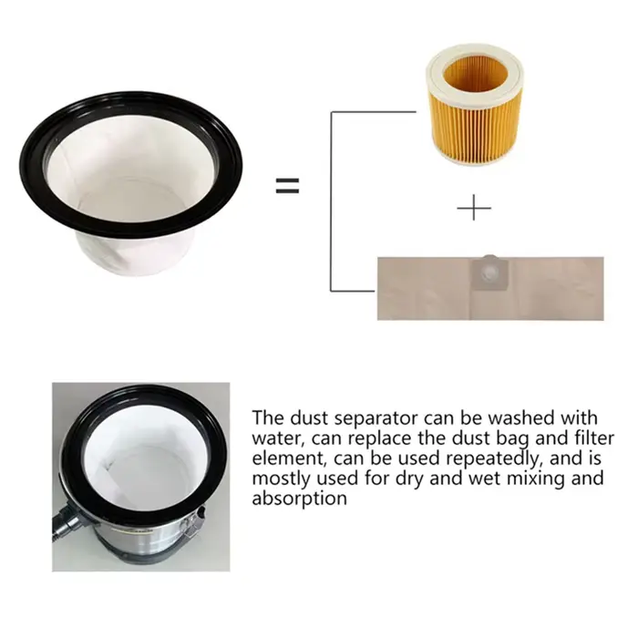 Filtre à sac à poussière pour aspirateur Karcher