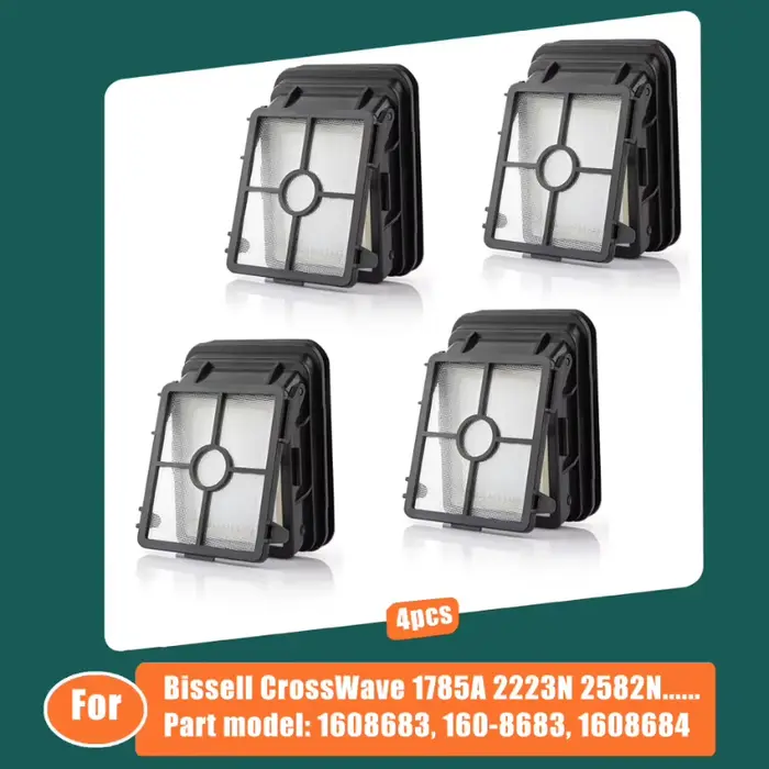 Filtres Bissell Crosswave compatibles avec les modèles 1785 3888A 2551 Pet pro 2306 2554 2596 HydroSteam 35151 3518 - Pack de 2