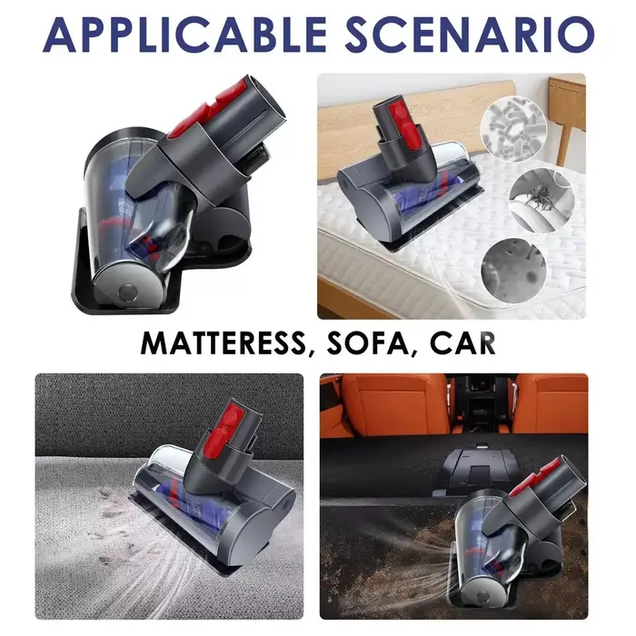 Mini tête de brosse motorisée Anti-emmêlement