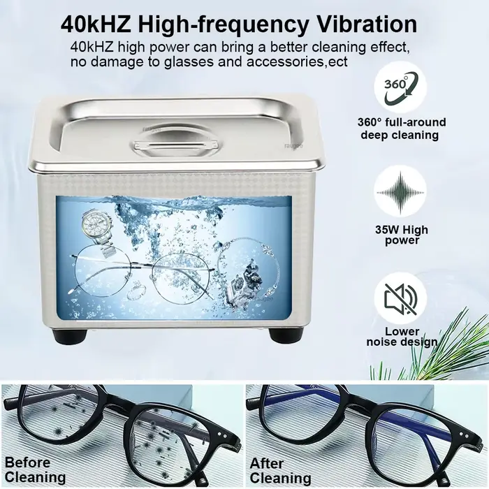 Nettoyeur à ultrasons lunettes