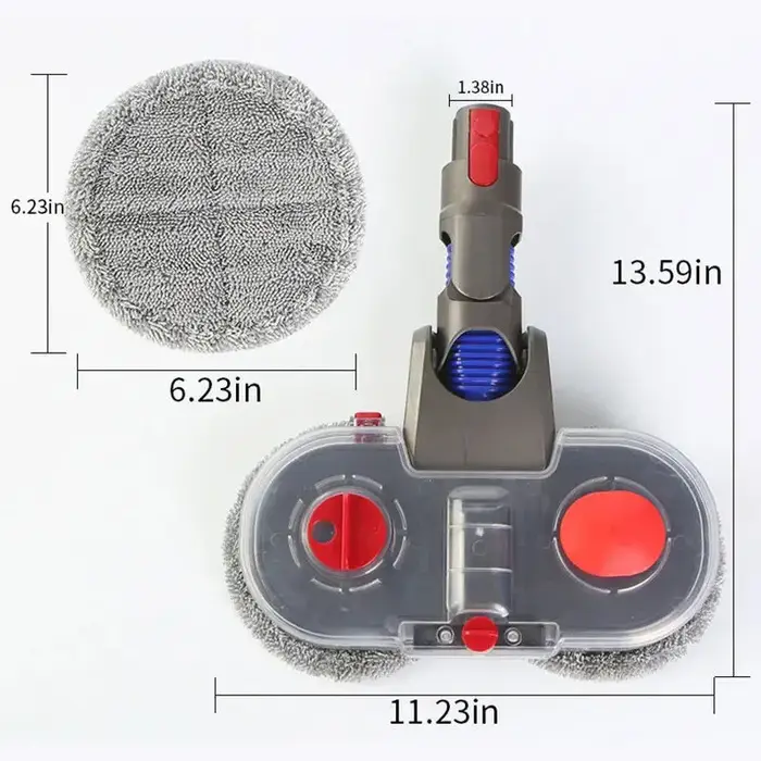 Kit de tête de vadrouille électrique pour aspirateur Dyson V7