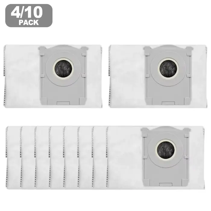 Sacs à poussière pour Ecovacs, Deebot T90 Pro, version réservoir d'eau Omni, filtres de remplacement pour station de vidage automatique 3,5 L, paquet de 4/10