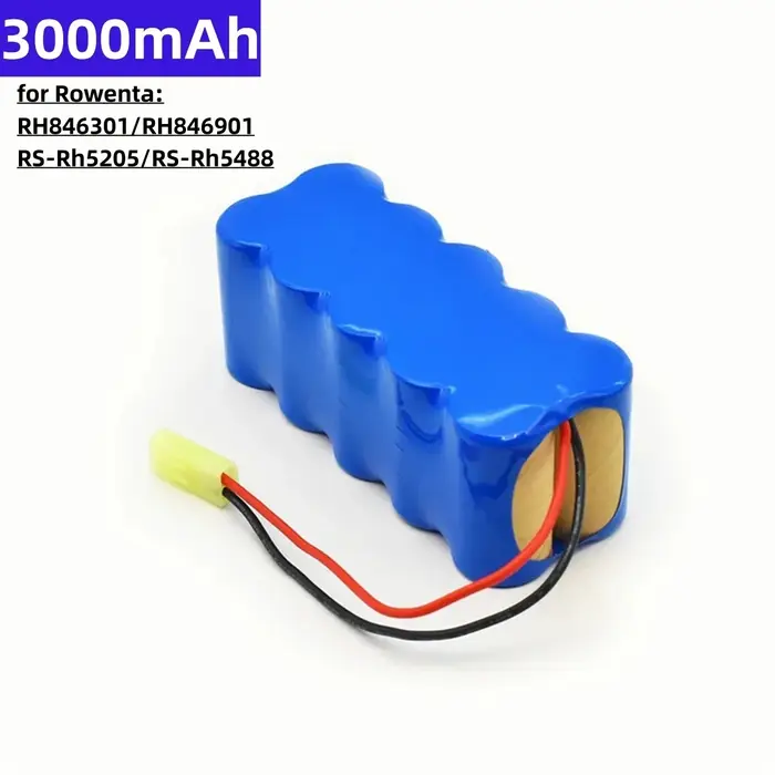 Batterie rechargeable 12 V SC Ni-MH 6000 mAh pour Rowenta