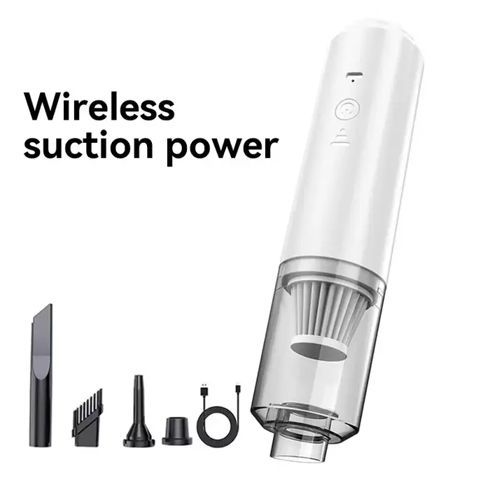 Aspirateur de voiture sans fil portatif, aspiration puissante, collecteur de poussière portable pour